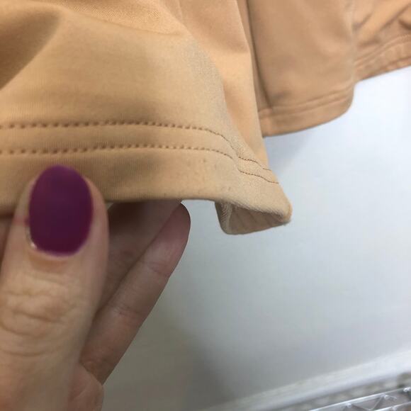 I AM GIA Renalee Floral Cutout Wrap Top Large Flare Pants Medium Set Tan - Picture 10 of 13